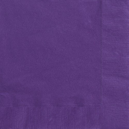 20pk Deep Purple Napkins
